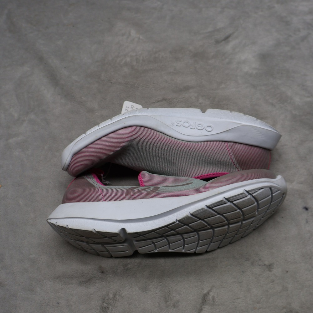 Oofos OOmg Women 9 Spot Shoe Pink Slip On Comfort Stretch Lightweight Sneakers - Picture 3 of 16